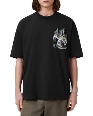 Oversized Dragon Wave Graphic Tee