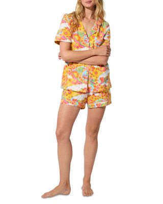 Cotton Knit Shorty Pajama Set