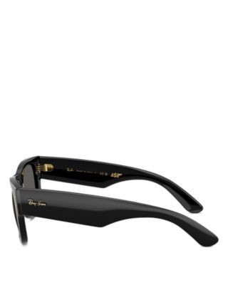 Mega Wayfarer A$AP Rocky Blacked Out Collection Square Sunglasses, 51mm