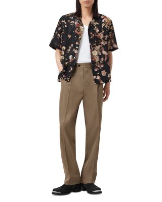 Tallis Pleated Straight Fit Pants