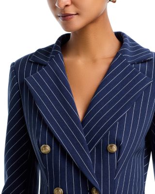 Goldas Pinstriped Double Breasted Blazer