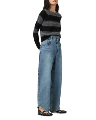 Taylor Fray High Rise Barrel Jeans in Light Indigo