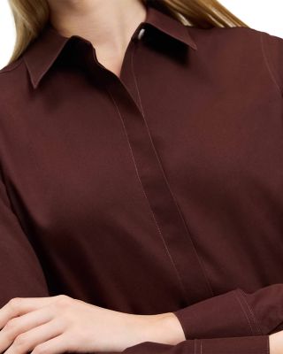Cici Cotton Non-Iron Tunic Shirt