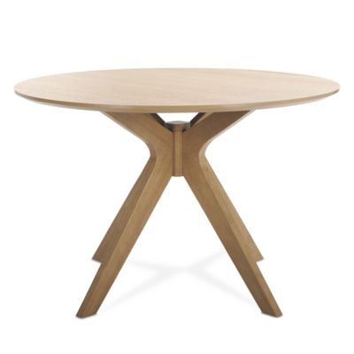 Carolee 46" Round Dining Table, Natural