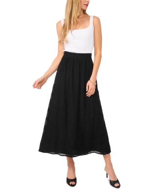 Textured Midi Skirt