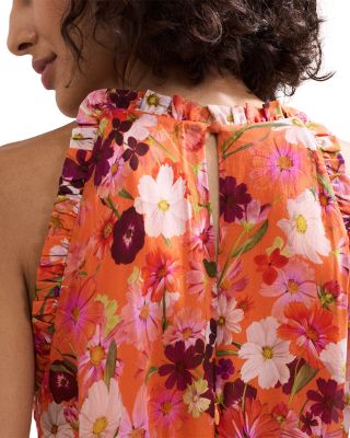 Zelah Floral Print Maxi Dress