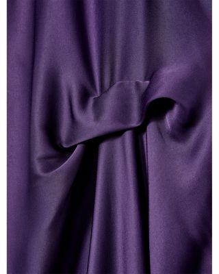 Petite Michelle Drape Occasion Midi Dress