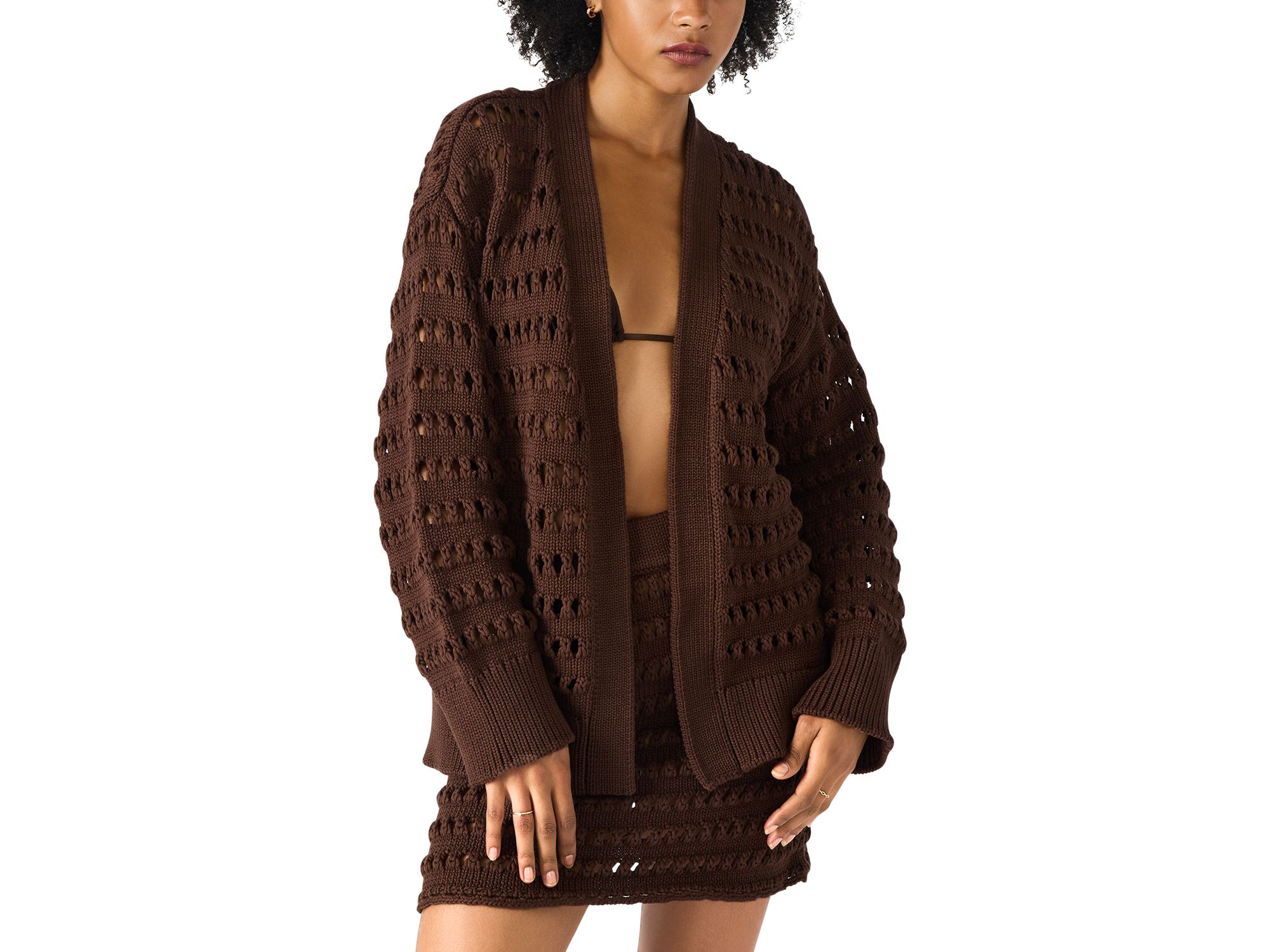 Eastyn Crocheted Cardigan - Image 1