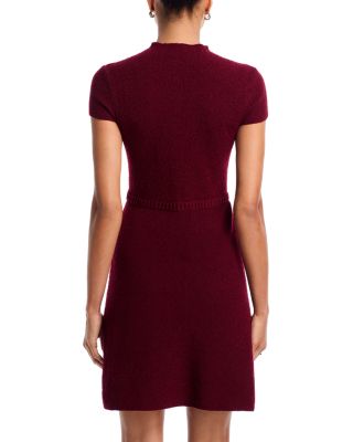 Boucl&eacute; Mock Neck Mini Dress - Exclusive