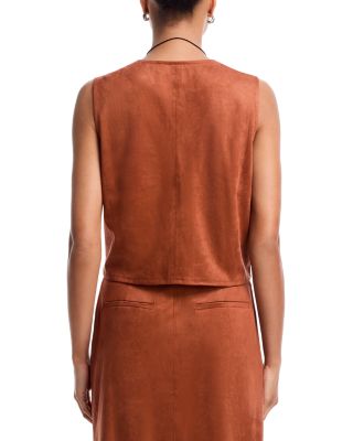 Regal Poise Faux Suede Vest