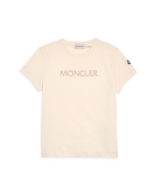Moncler Unisex Embroidered Logo Short Sleeve Tee - Big Kid