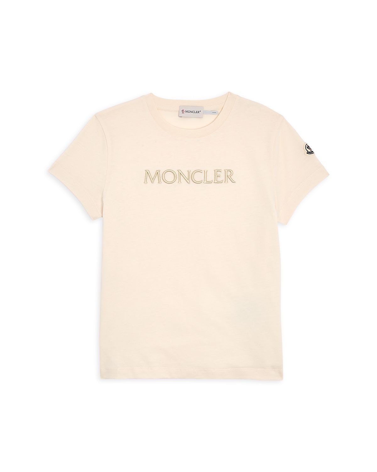 Moncler Unisex Embroidered Logo Short Sleeve Tee - Big Kid