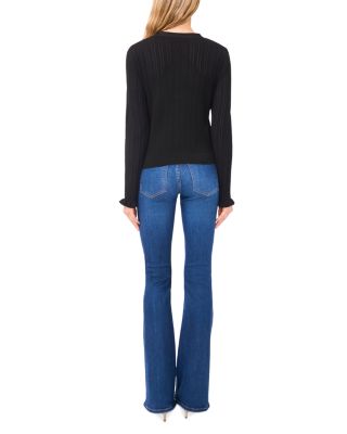 V Neck Cropped Cardigan  