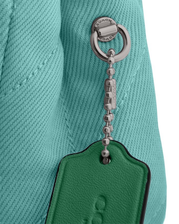 Quilted Denim Tabby Shoulder Bag 20