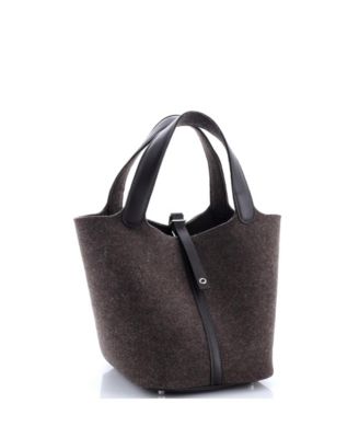 MM Picotin Lock Bag Felt with Leather