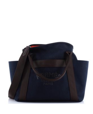 Pre-Owned HERMÈS - Sac De Pansage Groom Handbag Canvas