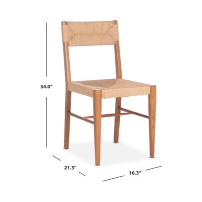 Cody Rattan Dining Chairs, Set of 2, Natural