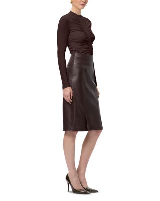 The Estella Leather Skirt