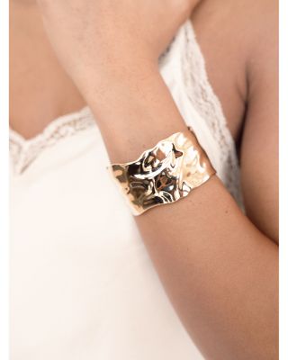 Thick Sculpted Cuff Bracelet