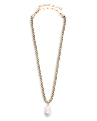 Cultured Freshwater Pearl Token Necklace, 16"