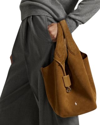 Polo Play Suede Medium Tote