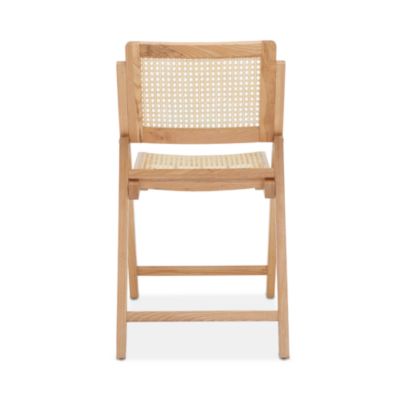 Desiree Cane Folding Dining Chairs, Set of 2