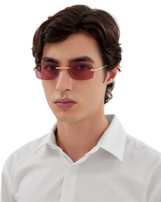 Rectangle Sunglasses, 58mm