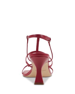 Women's Dennie Square Toe Strappy Mid Heel Sandals