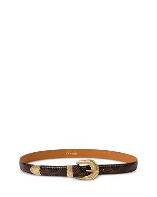 Snake-Effect Belt