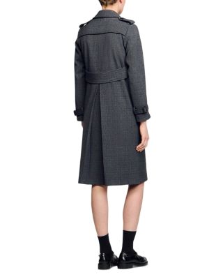 Embellished Trench Coat