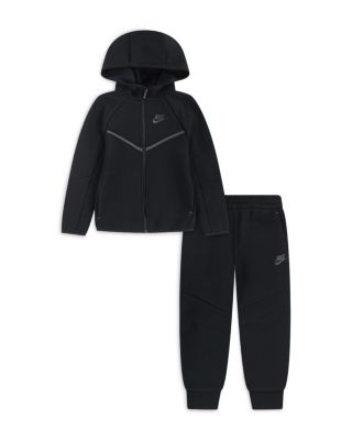 Nike Boys' Nike Tech Fleece Hooded Full Zip Set - Little Kid