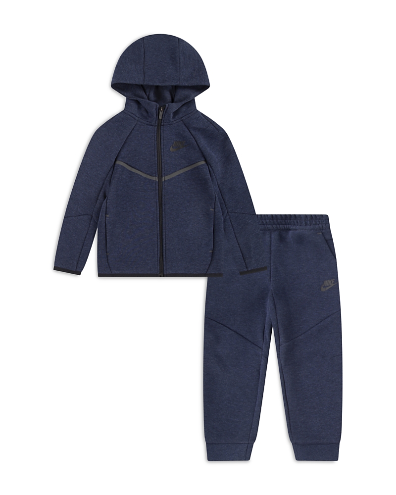 Nike Boys' Nike Tech Fleece Hooded Full Zip Set - Little Kid