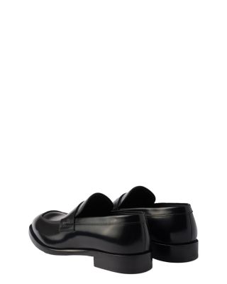  Men's Brushed Leather Loafers