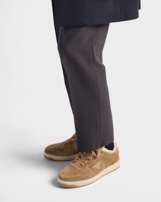 Men's Suede and Re-Nylon Sneakers