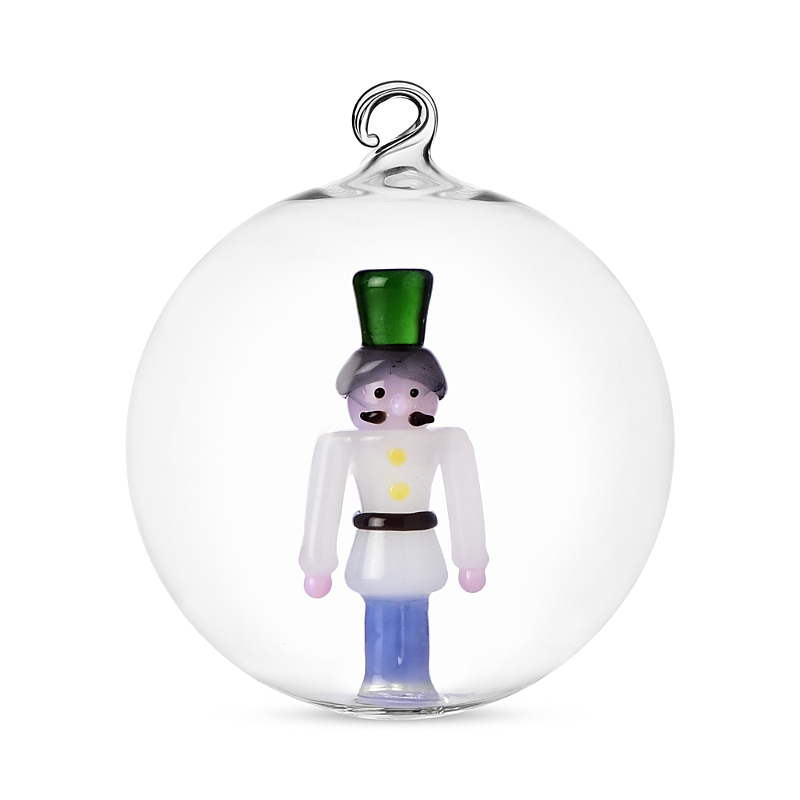 Ichendorf Toy Soldier Glass Ornament In Multi