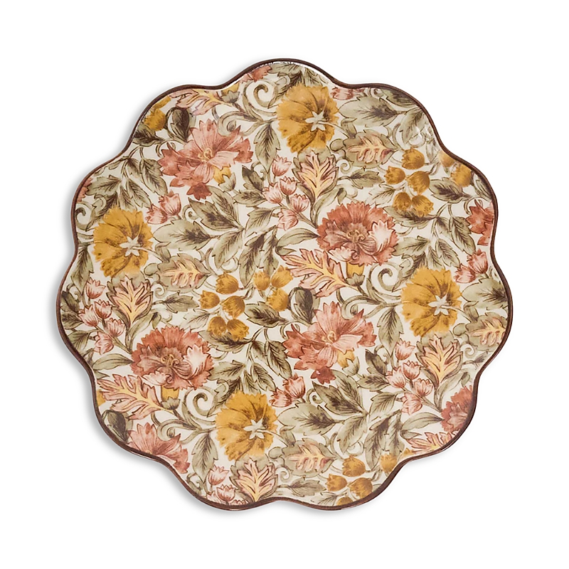Juliska Willa Salad/dessert Plate In Orange