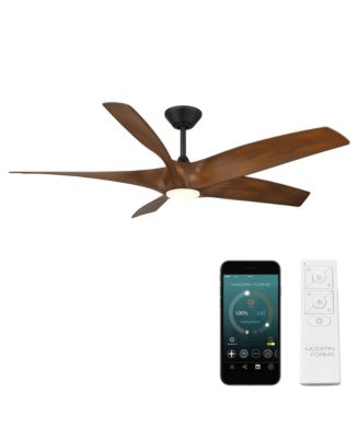  Fans Zephyr 62in Selectable 2700-3000-4000-5000K LED Indoor or Outdoor Smart Home Ceiling Fan