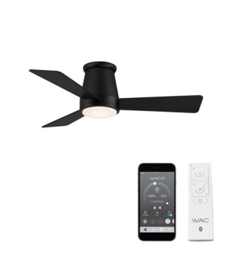 Smart Fans Hug 44in 3000K LED Indoor or Outdoor Flushmount Smart Compatible Ceiling Fan