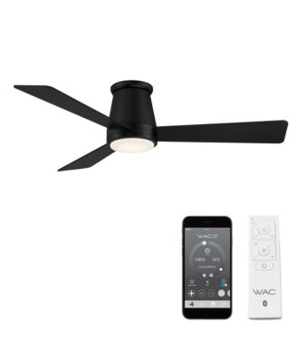 Smart Fans Hug 52in 3000K LED Indoor or Outdoor Flushmount Smart Compatible Ceiling Fan