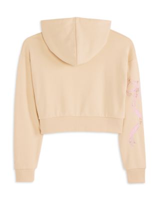 Girls&#39; Dylan Bow Appliqu&amp;eacute; Cropped Zip Hoodie - Big Kid