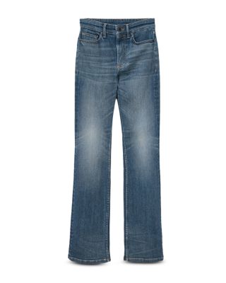 Haldan High Rise Slim Bootcut Jeans in Washed Indigo