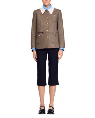 Sandro Houndstooth Suit Jacket | Bloomingdale's