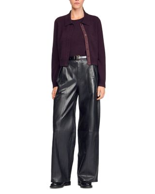 Wool Blend Cardigan Sweater