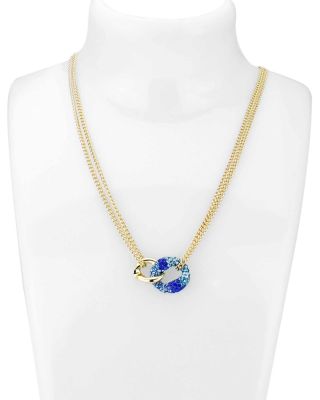 Hard & Soft Chain Link Necklace, 16"-19"- Exclusive