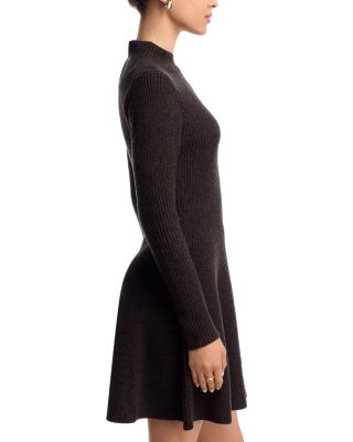Mock Neck Knit Long Sleeve Dress - Exclusive