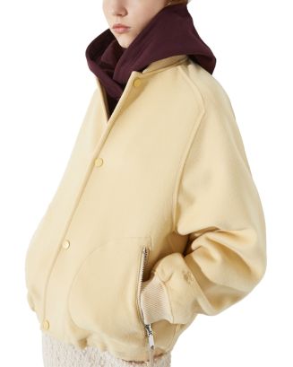 MAX&Co. Wool Bomber Jacket | Bloomingdale's Women