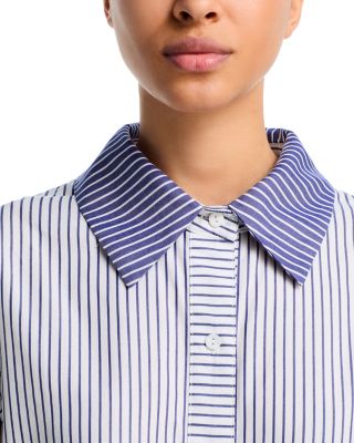 Contrast Stripe Button Up Shirt - Exclusive