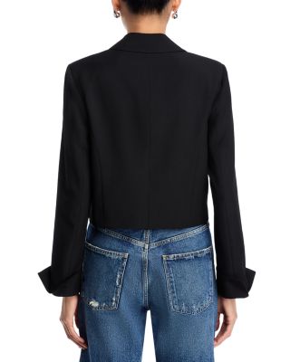 Rowane Cropped Double Breasted Blazer
