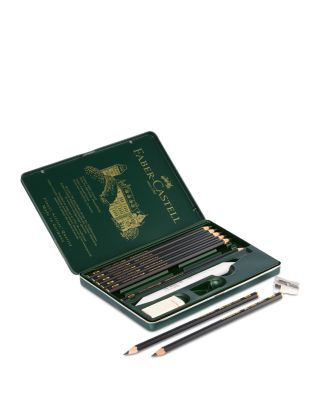 11-Piece Graphite Matte Pencils &amp; Tin Set