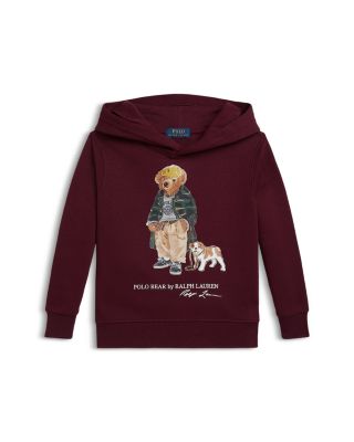 Ralph Lauren - Boys' Polo Bear Fleece Hoodie - Big Kid, Little Kid
